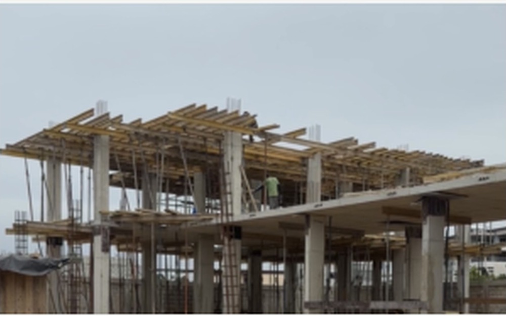 Structural works progress