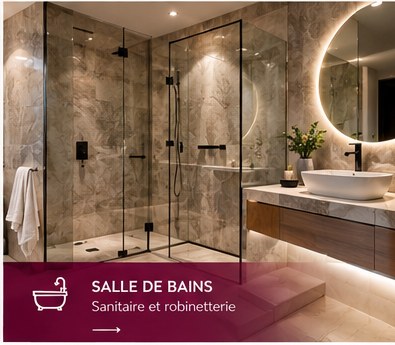 Contemporary bathroom with sanitary fittings