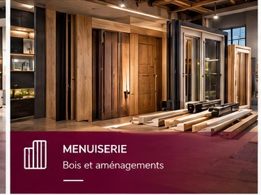 Wooden doors and carpentry showroom