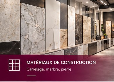 Stone, marble and construction material finishes